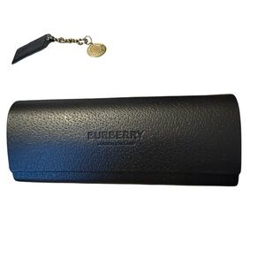 Burberry Black Leather Sunglasses Case